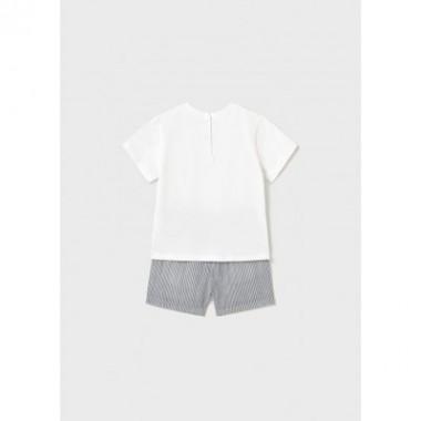 Conjunto bermuda rayas Mayoral